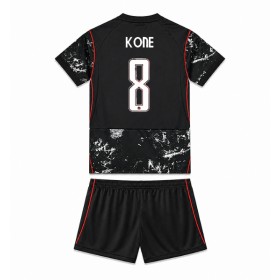 Dětské fotbalový komplet Kanada Ismael Kone #8 Venkovní košile MS 2026 Krátkým Rukávem